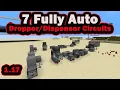 7 Dropper or Dispenser Clocks For Minecraft 1 17 and 1 16 Tutorial