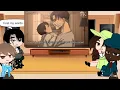 Gabi Falco Onyankopon and Levi react to his calming Fanfic ending AOT gacha club original