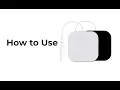 How to use AUVON TENS Unit Pads Electrode Patches