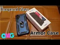 Samsung Galaxy A13 Tempered Glass installation and Heavy Duty Armor Case-----AMAZON