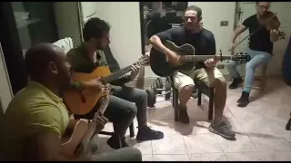قمرين عمرو دياب عزف جيتار محمد جمال ومحمد ابوزيد غناء حبشي كمنجات فؤاد وباسل بيانو دكتور محمد دندنها