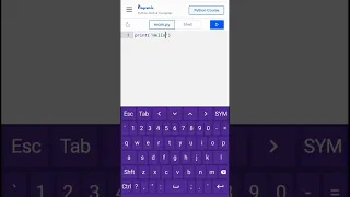 How to print Hello world by using Python