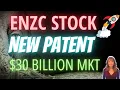 ENZC New PATENT APPLICATION 20 YR revenue stream HIV 30 BILLION MARKET case study update