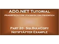 Part 20 sqlbulkcopy notifyafter example