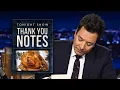 Thank You Notes Gravy Boats Thanksgiving Flights The Tonight Show Starring Jimmy Fallon