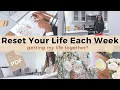 How to have a SMOOTH WEEK My productive WEEKLY RESET ROUTINE
