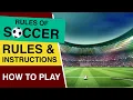 Rules Of Soccer How to play Soccer Soccer Rules for Beginners