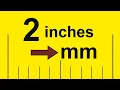 How to Convert 2 Inches to Millimeters
