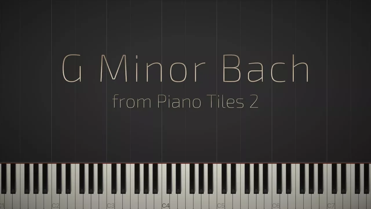 G Minor Bach - Piano Tiles 2 \\ Synthesia Piano Tutorial \\ Jacob's Piano G Minor Bach - Piano Tiles 2 \\ Synthesia Piano Tutorial \\ Jacob's Piano