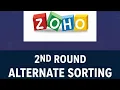 Zoho Day2 2nd Round Coding Question Explanation 2 Approaches Zoho Developer Interview prep
