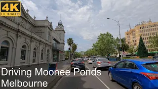 Driving Around Moonee Ponds Melbourne Australia 4K U