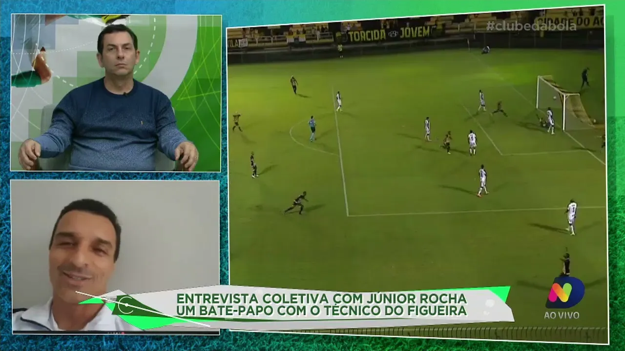 Confira entrevista com o atual técnico do Figueirense, Júnior Rocha