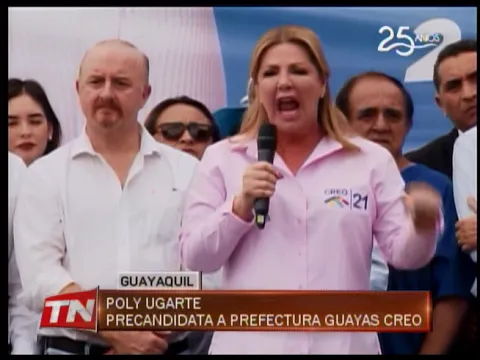 CREO presenta a Poly Ugarte como precandidata a prefectura del Guayas