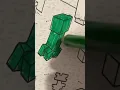 Coloring in A Minecraft Coloring Book on a random Sunday