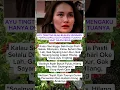Lagu Ayu mengaku hanya dipuji orang tuanya saat rajin kerja
