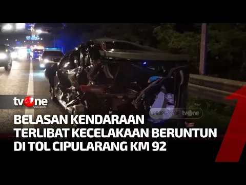 17 Kendaraan Terlibat Kecelakaan di Tol Cipularang KM 92