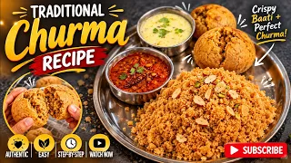 Traditional Churma Recipe | राजस्थानी दानेदार चूरमा बनाने की आसान विधि | Rajasthani Churma Recipe