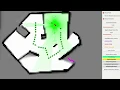 Particle filter based SLAM