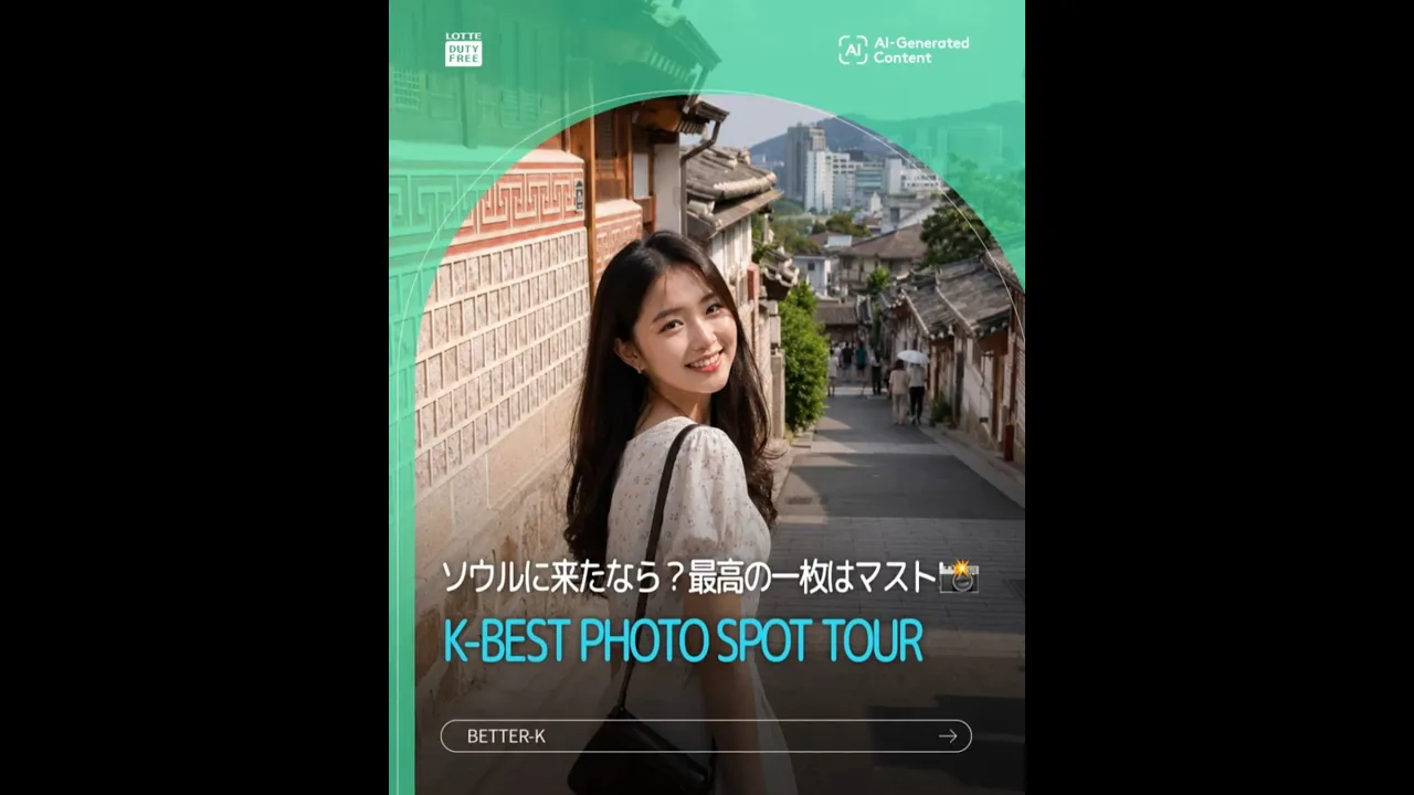 韓国に来たなら、 絶対に残したいのは最高の一枚!📸