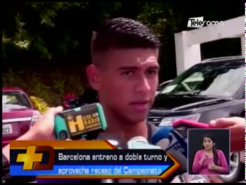 Barcelona entreno a doble turno y aprovecha receso del campeonato