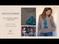 Turn Any Sweater Into a Festive Christmas Jumper Free tutorial for knitted sweater