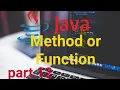 Java Tutorial for Beginners METHODS and FUNCTIONS