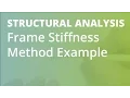 Frame Stifness Method Example 1 Structural Analysis