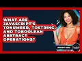 What Are JavaScript s ToNumber ToString And ToBoolean Abstract Operations - JavaScript Toolkit