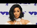 Cardi B Suffers Wardrobe Malfunction While Presenting Demi Lovato On Stage at 2017 VMAs