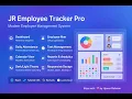 Modern Employee Task Attendance Tracker React Employee CRUD daily attendance tracking More