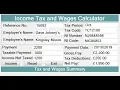 How to Calculate Income Tax and Wages in Visual Basic Net