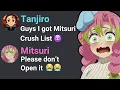 If Tanjiro got Mitsuri s Crush List