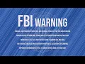 Blue FBI Warning Screens 2013-2026