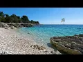 Croatia: Beautiful Waves Breaking on a Pebble Beach
