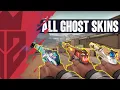 ALL VALORANT GHOST SKINS ANIMATIONS - VALORANT GHOST SKINS