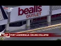 Ceiling collapse reported at Ft Lauderdale shopping center