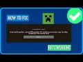 Fix Minecraft Internal Exception Java iO IOException An Existing Connection Was Forcibly Closed