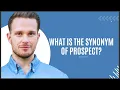 WHAT IS THE SYNONYM OF PROSPECT 2024