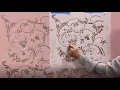 How to Paint a Realistic Floral Mural with Depth Dimension Wall Stencils