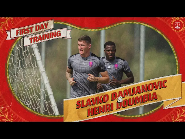 First Day Training Slavko & Doumbia π―π΄