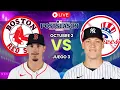 Download Lagu Boston Red Sox vs Yankees EN VIVO | Juego 3 Decisivo Playoffs MLB 2025 | Comentarios en Español ⚾🎙️