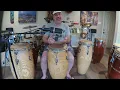 Lagu Pablo Pro solid shell ash conga drums 11, 12.5 and 10