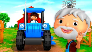 Driving Our Tractors! | 🚌Wheels on the BUS Songs! 🚌 Nursery Rhymes for Kids