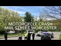 Motorcycle crash Worcester