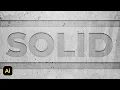Create Deboss or Letterpress Text Effect in Adobe Illustrator