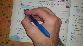 كتاب اللغة الفرنسية السنة الثالثة ابتدائي الصفحة 52 