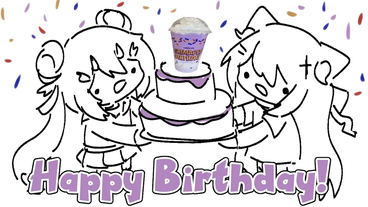 💜 GRIMACE SHAKE // MEME 💜 HAPPY BIRTHDAY GRIMACE!!