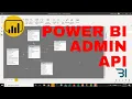 Building a Power BI Admin View Part 1 Connecting to Data from the REST API