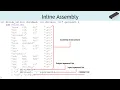 Inline assembly in C