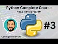 Python Full Course Hello World Program codingwithrohani